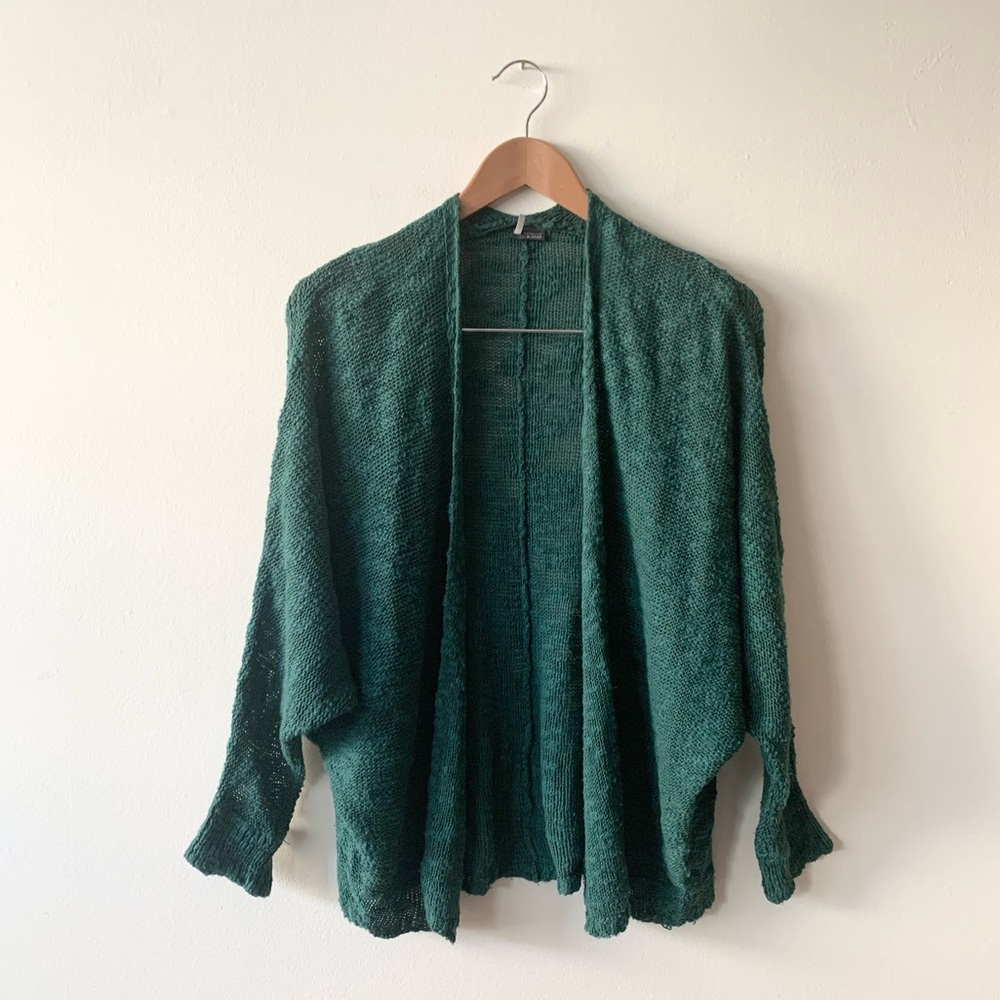 NEW Sparkle & Fade Teal Open-Front Cardigan